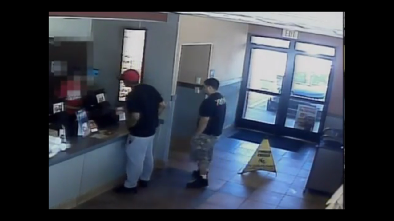Surveillance video shows Jack in the Box aggravated robbery