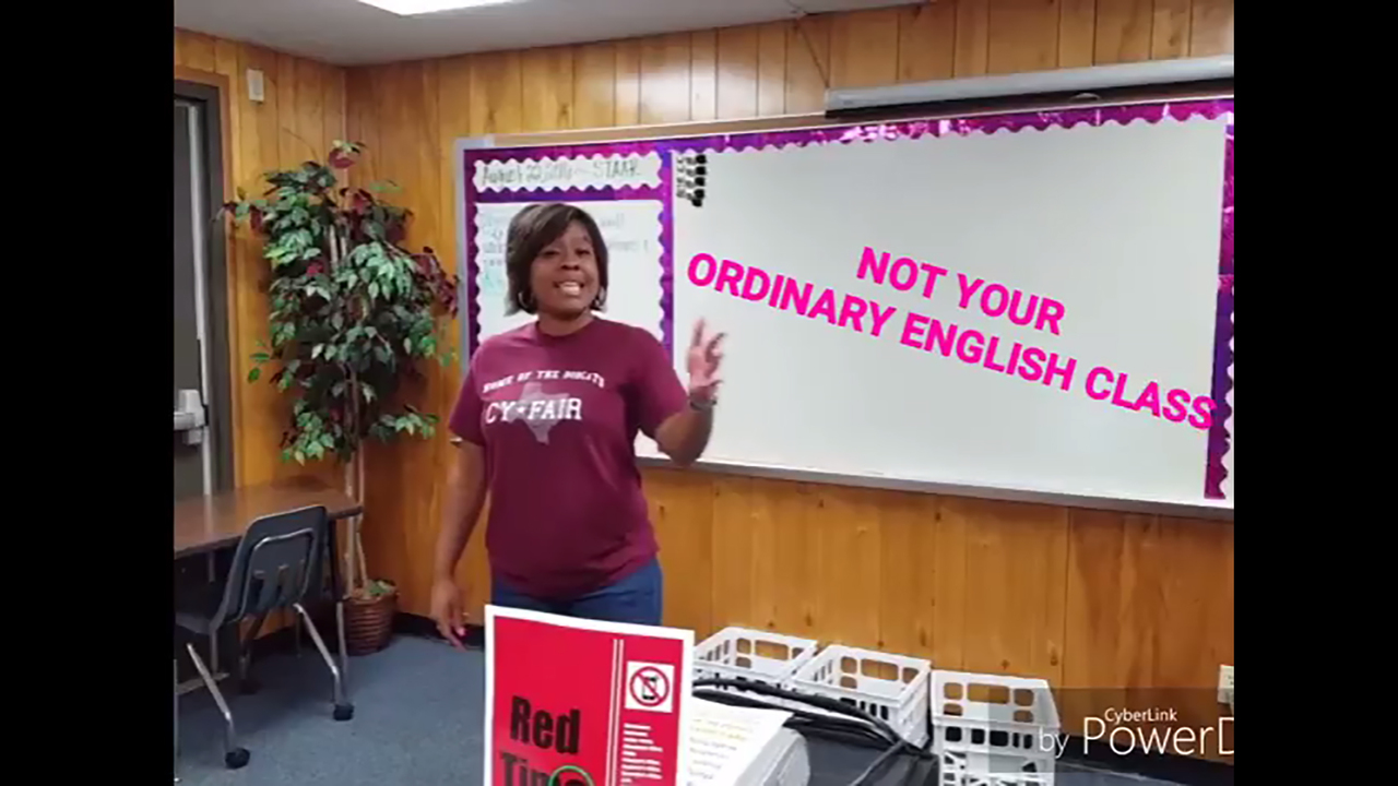 Cy-Fair ISD English teacher spits hot bars in 'So Gone' challenge - KPRC Houston
