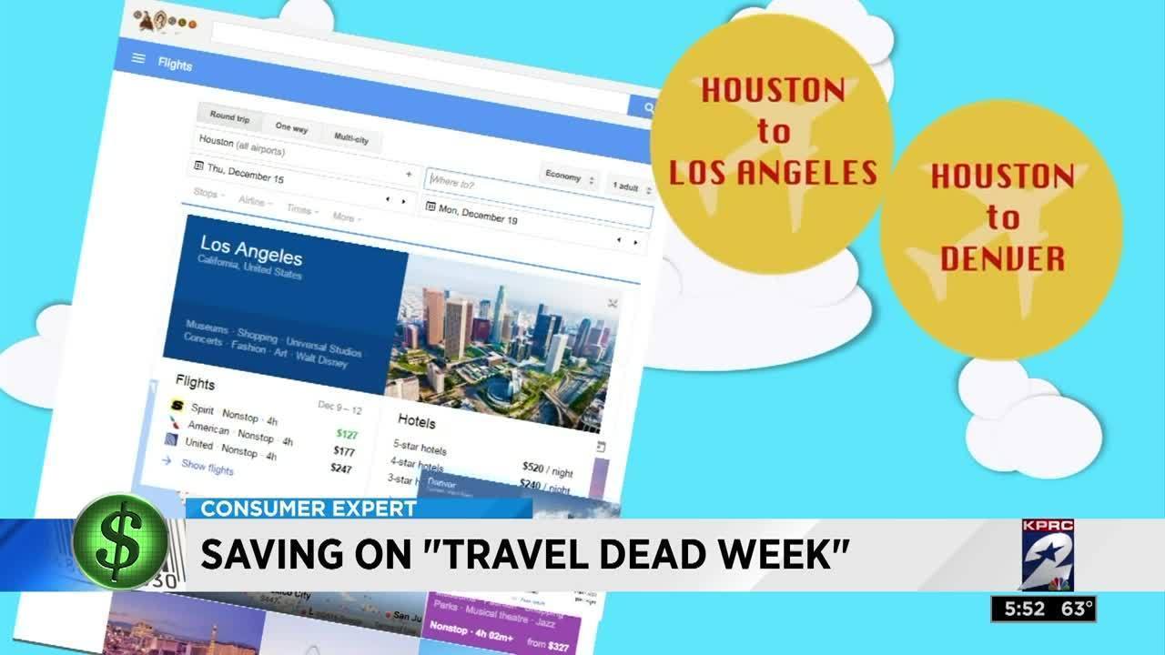 Dead week travel deals