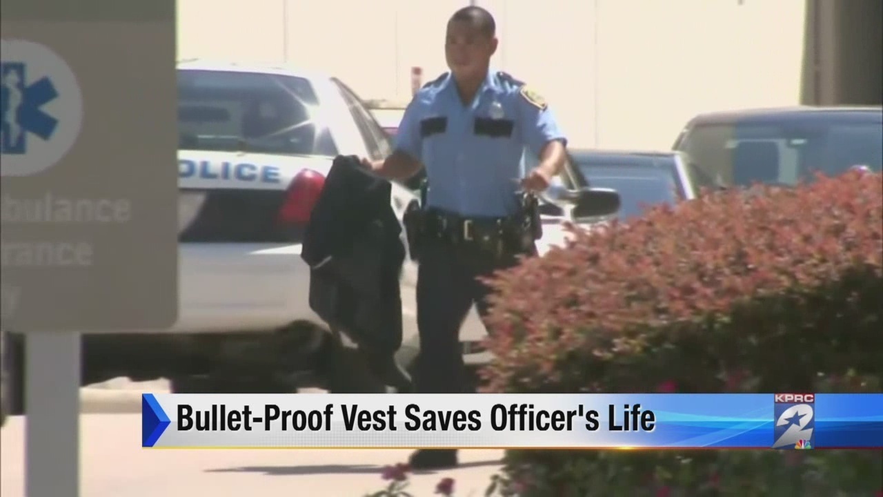 HPD: Bullet-proof vest saves officer's life in north ...
