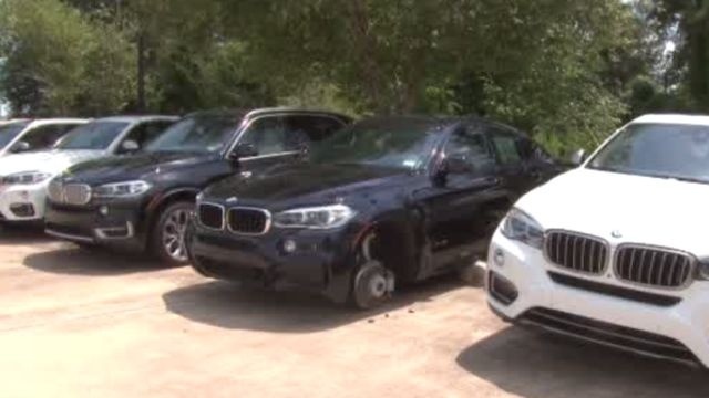 Tires Rims Stolen From Cars On Lot In The Woodlands