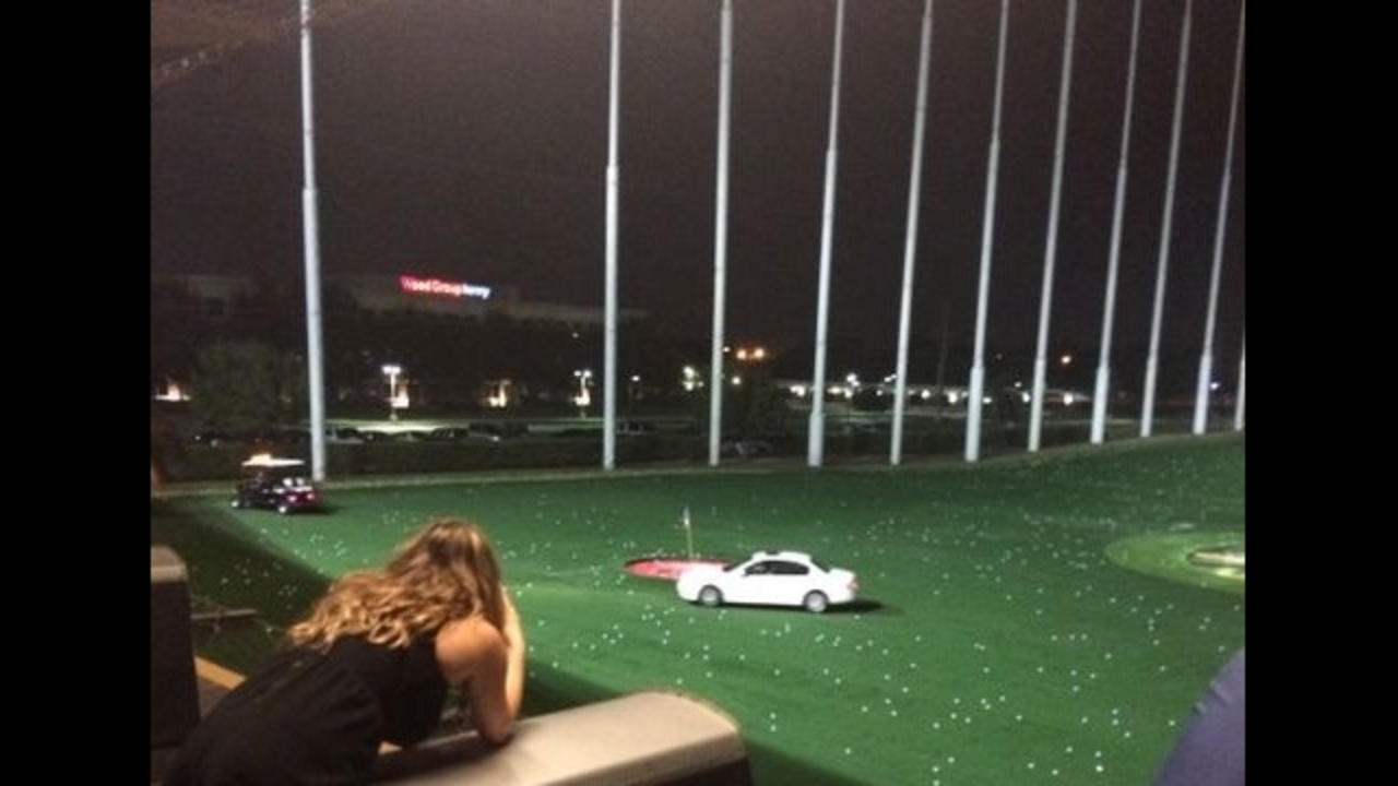 Man Drives Jaguar Over Top Golf Course Patrons Pelt Car With Man Drives Jaguar Over Top Golf Course Patrons Pelt Car With