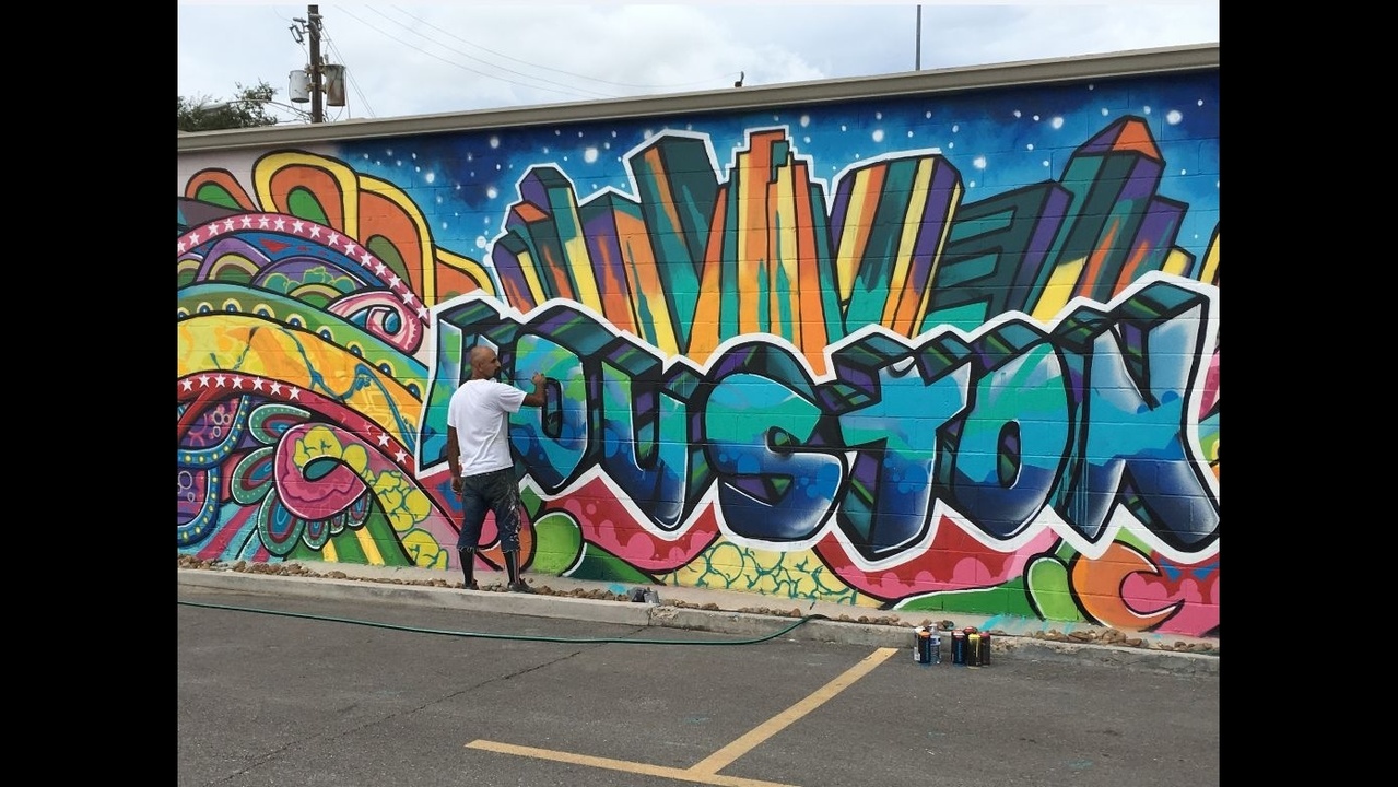 Downtown urban art mural vandalized during festival