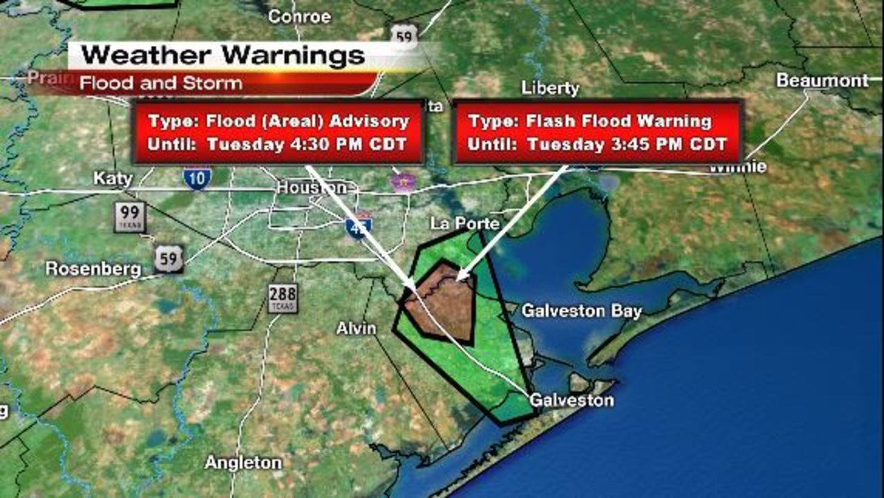 Galveston County Flood Map