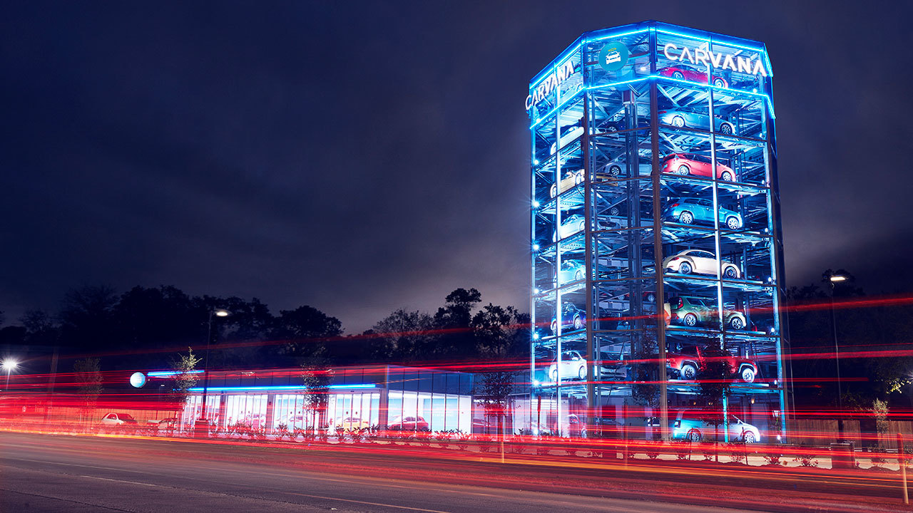 8-story-tall Carvana car vending machine opens in Houston