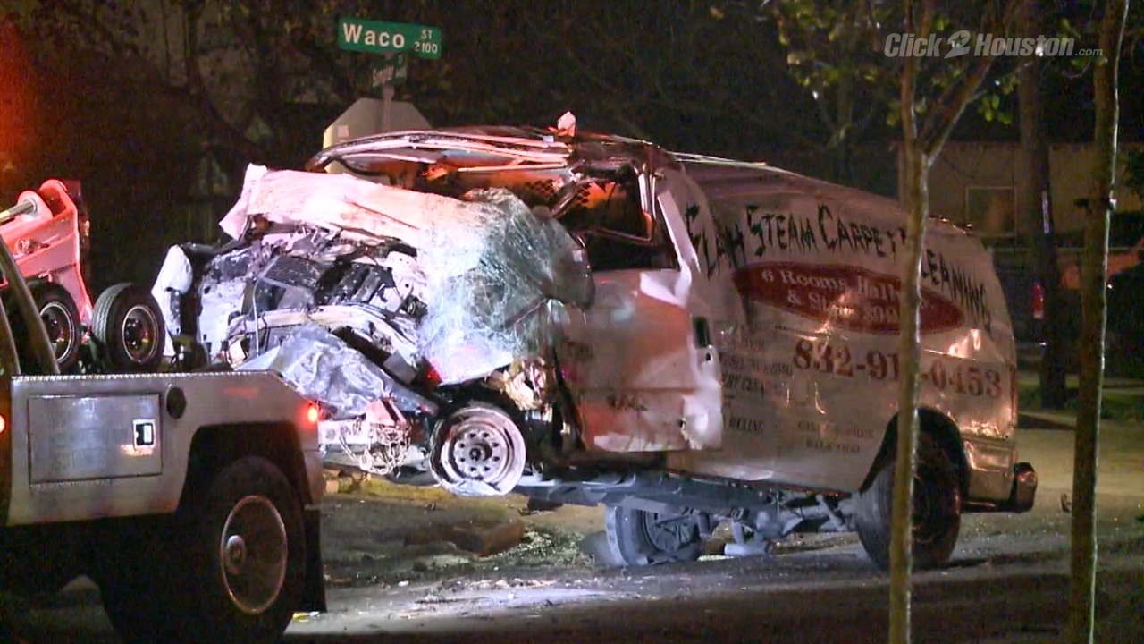 Houston Car Crashes Into House Houston Car Crashes Into House