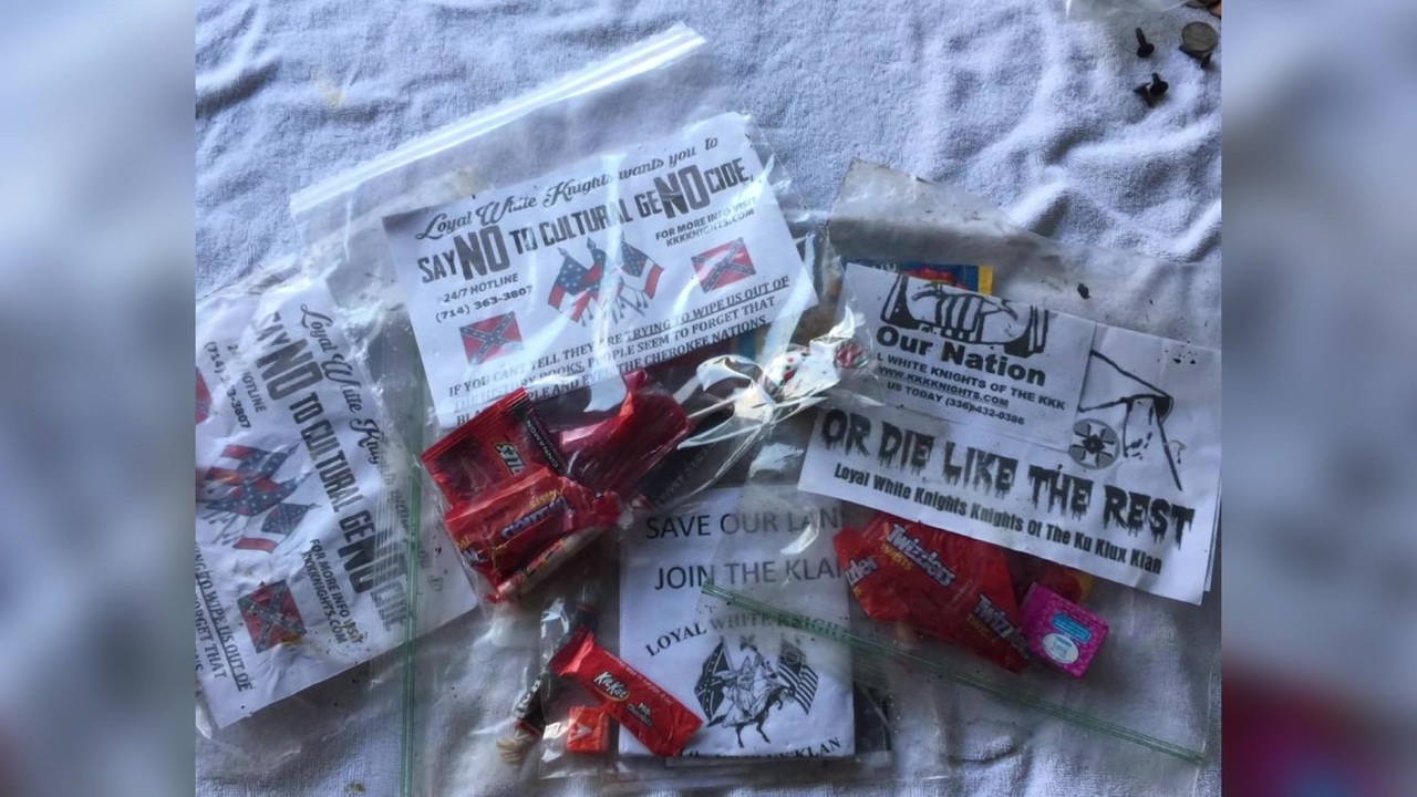 texas city residents upset after finding kkk recruitment kkk flyers in oregon