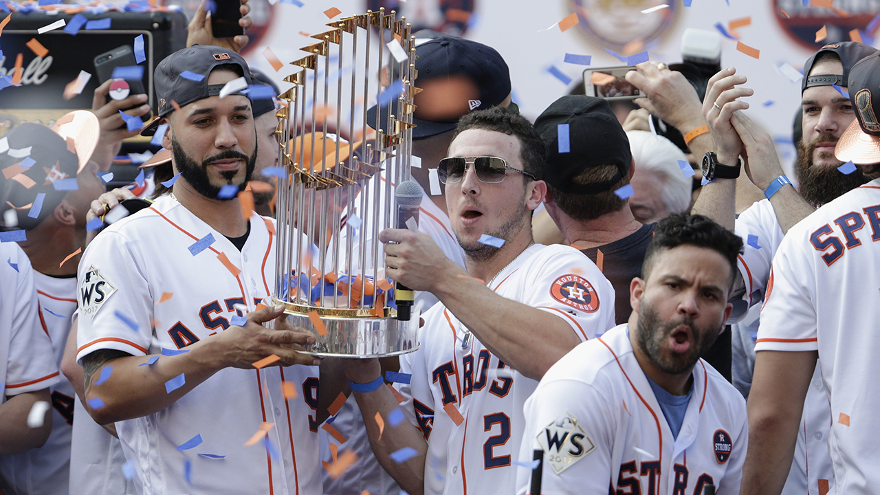 What do the Astros take with them to Spring Training?