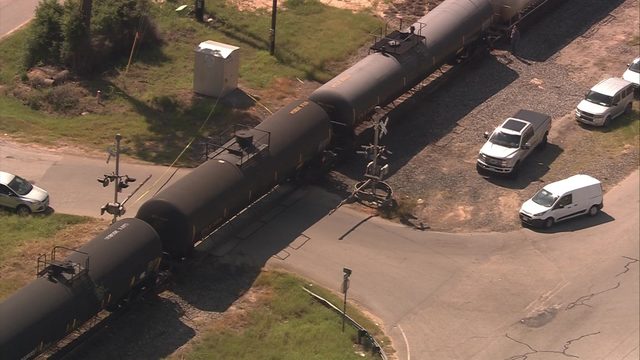 sky 2 flies over montgomery county train crash