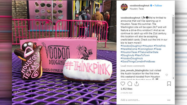 24-hour VooDoo Doughnut to open in Houston
