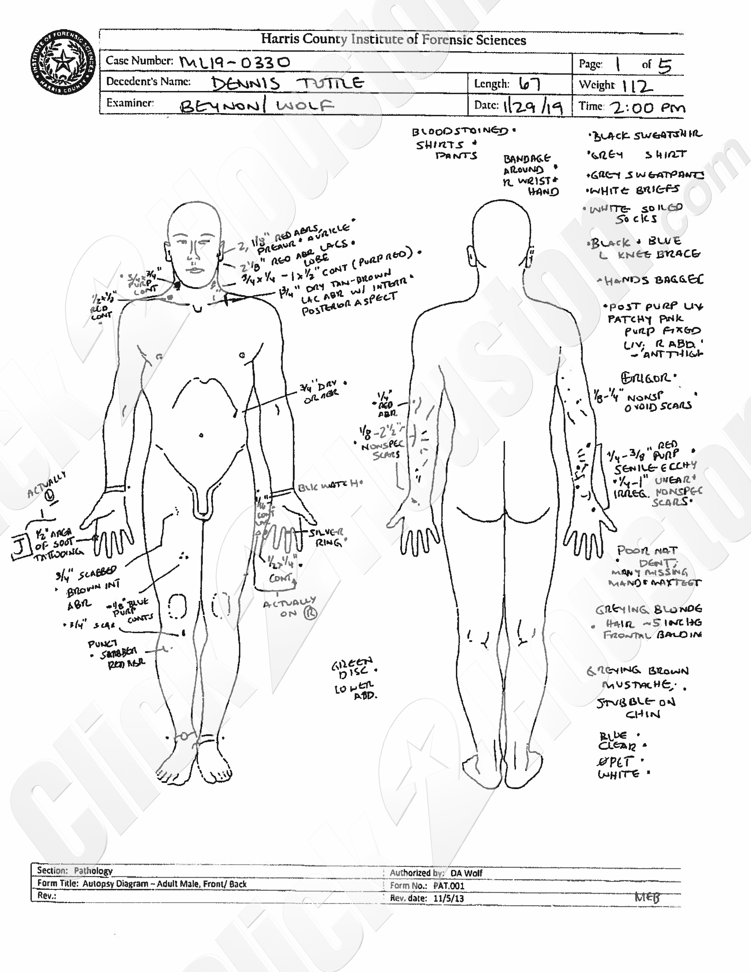 Shawn Rhoden Autopsy