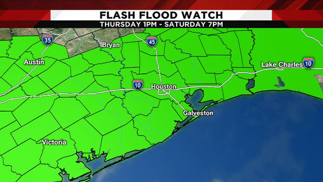 Severe weather warnings in effect for Houston area