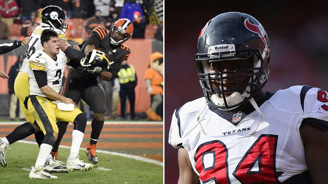Myles Garrett helmet incident a stark reminder: Houston Texans' player was last to brawl like that - KPRC Click2Houston